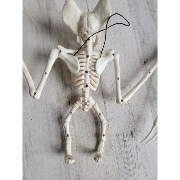 Crazy bonez hanging large skeleton bat Halloween prop decor - Picture 9 of 10